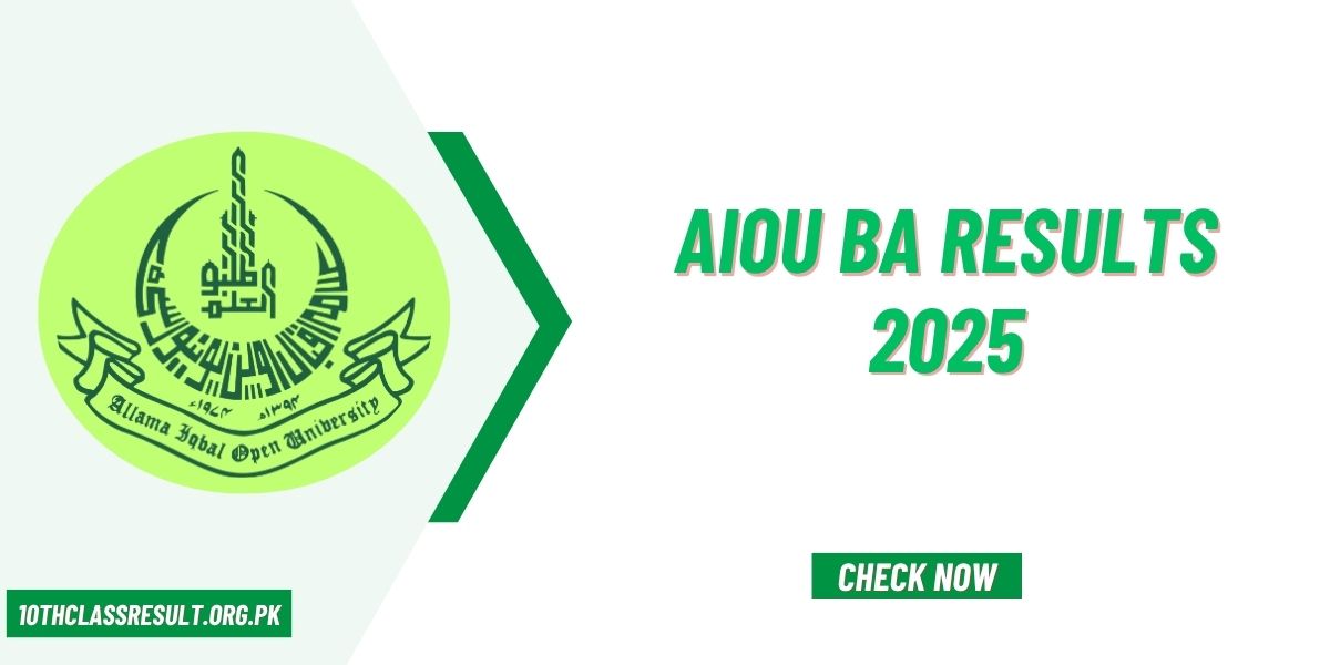 AIOU BA Results 2025 By Name & Roll No