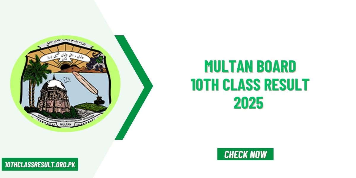 BISE Multan Board 10th Class Result 2025 By Roll No & Name